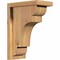 Ekena Millwork New Brighton Smooth Corbel w/Backplate, Western Red Cedar, 5 1/2"W x 10"D x 14"H COR06X10X14NEB01SWR - alternate 1
